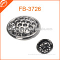 14L gunmetal hollow metal buttons with shank for decoration